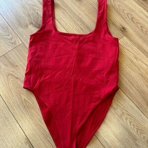 A New Day Red One Piece Bodysuit